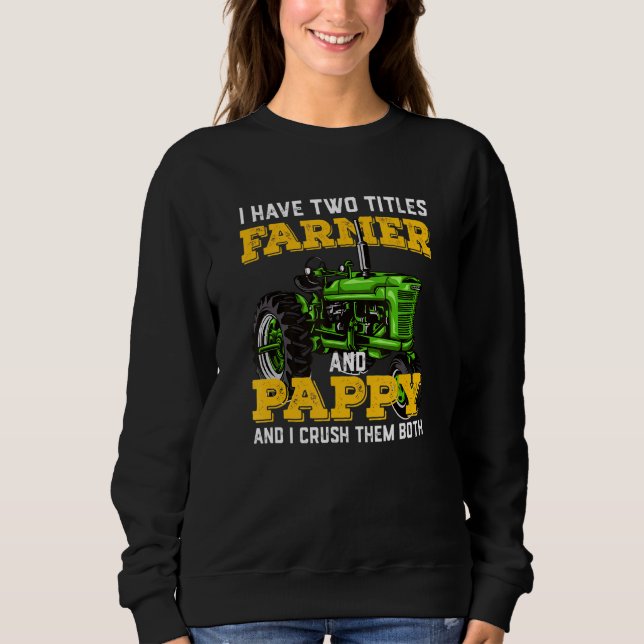 Camiseta Tenho Dois Títulos Farmer E Pappy E Eu Crus (Frente)
