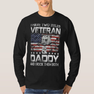 Camiseta Tenho Dois Títulos Veteranos E Pais E Roc