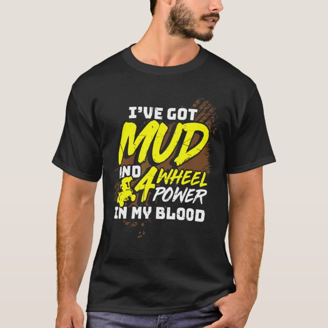Camiseta Tenho Lama E 4 Rodas No Sangue Qua (Frente)