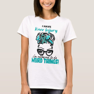 Camiseta Tenho Lesão No Joelho Estou Permitido Fazer Coisas