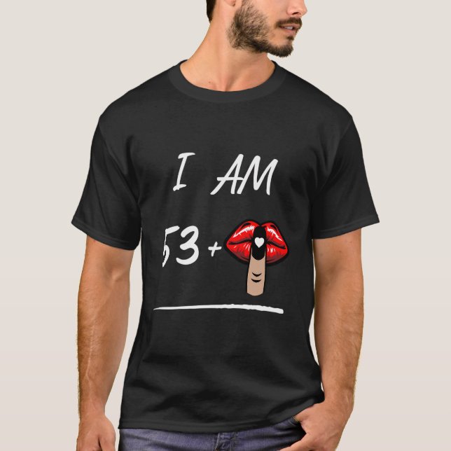 Camiseta Tenho Mais De 53 Anos, São Os Meus Beijos De Anive (Frente)