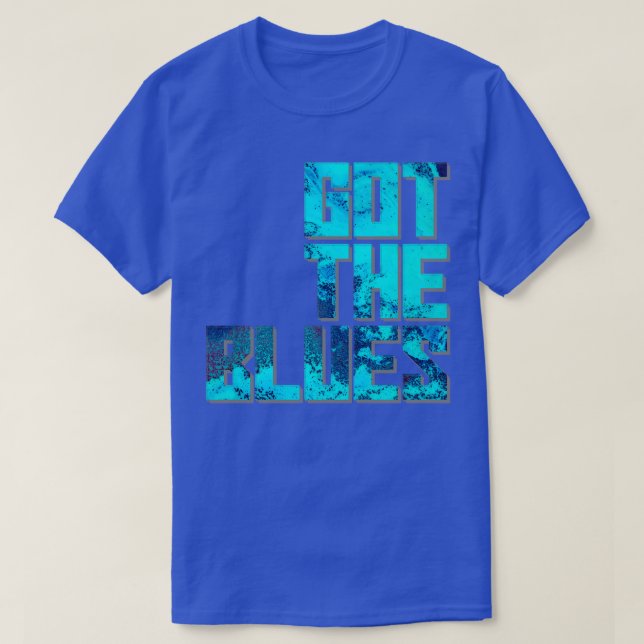 Camiseta Tenho o blues 1 (Frente do Design)