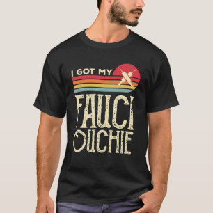 Camiseta Tenho O Meu Fauci Ouchie Vintage Funny Pro Imunize