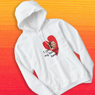 Camiseta Tenho o meu marido aqui! Hoodie Personalizado de F