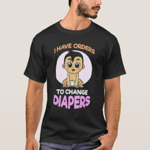 Camiseta Tenho Ordens Para Alterar O Novo Pai De Parentalid