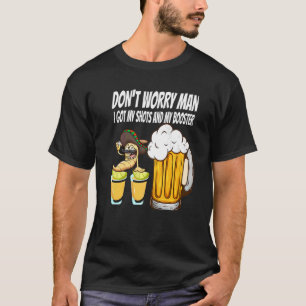 Camiseta Tenho Os Meus Tiros E O Huomur Da Vacina De Reforç