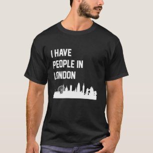 Camiseta Tenho Pessoas em Londres Inglaterra