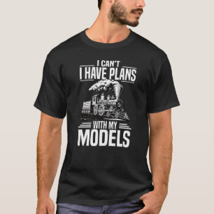 Camiseta Tenho Planos Com Meus Modelos De Estrada De Comboi