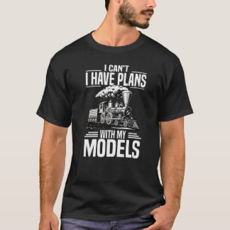 Camiseta Tenho Planos Com Meus Modelos De Estrada De Comboi