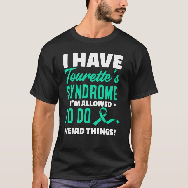 Camiseta Tenho síndrome de Tourette (Frente)