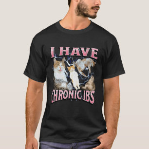 Camiseta Tenho Síndrome do Intestino Irritável Crônica Meme