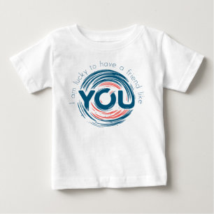 Camiseta Tenho sorte de ter um amigo como você