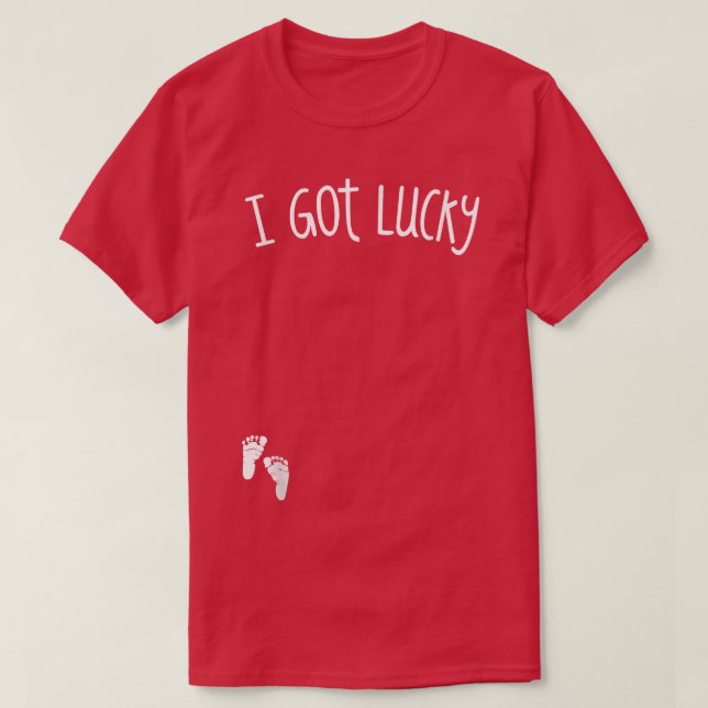 Camiseta Tenho Sorte, Rua Engraçada (Frente do Design)