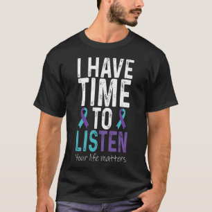 Camiseta Tenho Tempo Para Ouvir - A Prevenção Contra O Suic