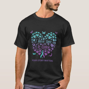 Camiseta Tenho Tempo para Ouvir – Conscientização sobre Saú