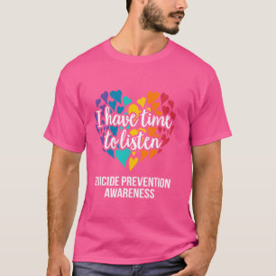 Camiseta Tenho Tempo Para Ouvir Fita, Prevenção Do Suicídio