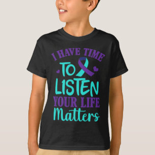 Camiseta Tenho Tempo Para Ouvir Presente De Consciência Sui