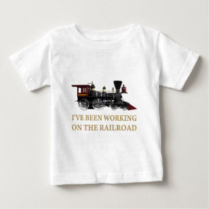 Camiseta Tenho trabalhado na ferrovia