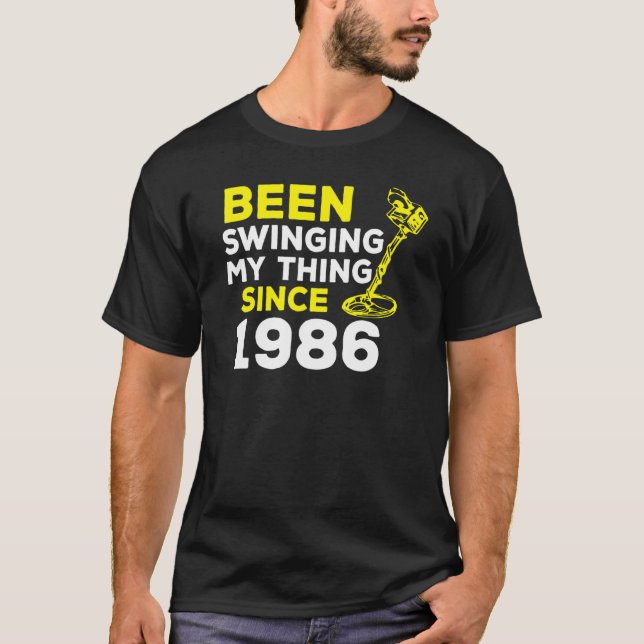 Camiseta Tenho Trocado A Minha Coisa Desde 1986, O Detector (Frente)