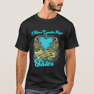 Camiseta Tenho Um Anjo Guardião A Olhar Por Mim Eu Chamo-Lh