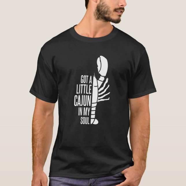 Camiseta Tenho Um Pouco De Cajun Na Minha Alma Louisiana Cr (Frente)