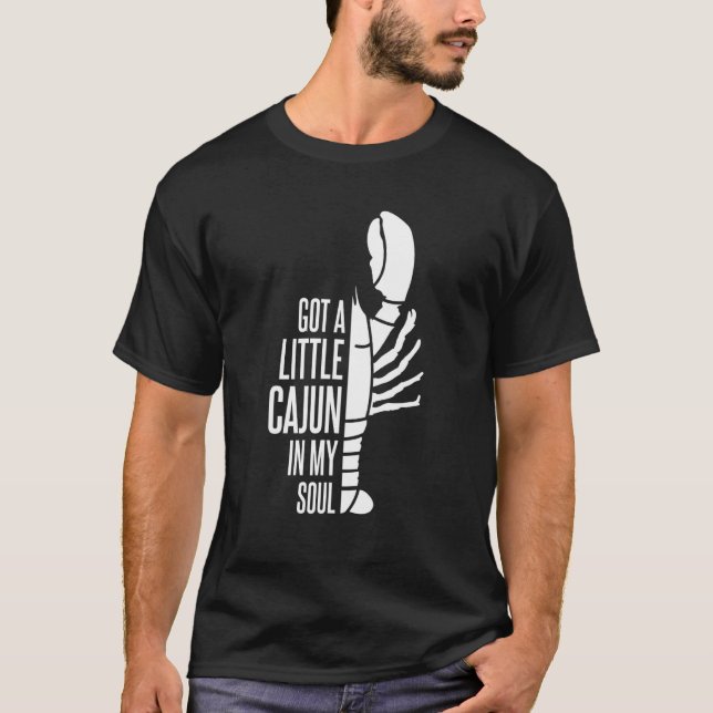 Camiseta Tenho Um Pouco De Cajun Na Minha Alma Louisiana Cr (Frente)