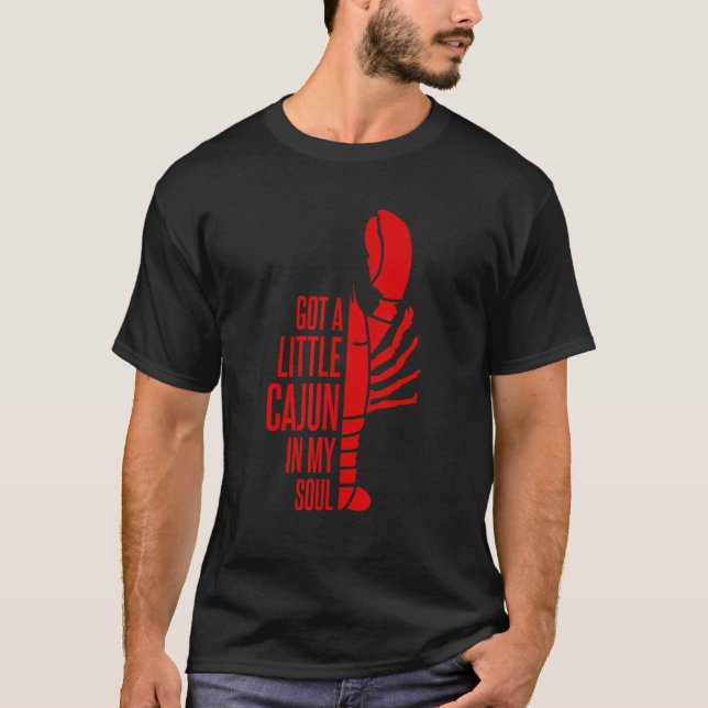Camiseta Tenho Um Pouco De Cajun Na Minha Alma Louisiana Cr (Frente)