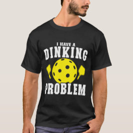 Camiseta Tenho Um Problema De Jantar Engraçado.
