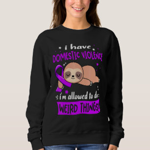 Camiseta Tenho Violência Doméstica Que Me Permite Fazer Est