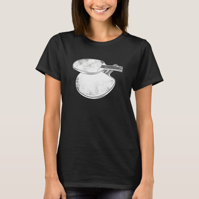 Camiseta Tênis 2 da Mesa de alimentação do pino (Frente)
