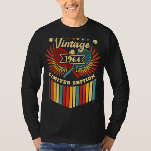 Camiseta Tênis 58º aniversário Mulheres Vintage 1964 Tênis