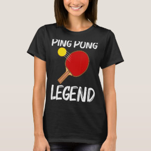 Camiseta Tênis-Arte legal Para Homens Mulheres Ping Pong Sp