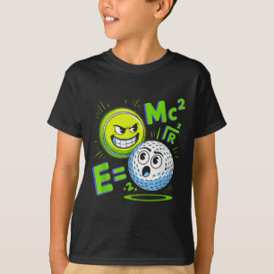 Camiseta Tênis Ball E Golf Ball Duo Math