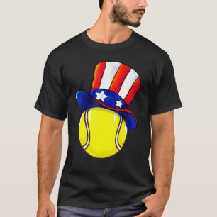 Camiseta Tênis Ball Tio Sam 4 De Julho American Flag Pa