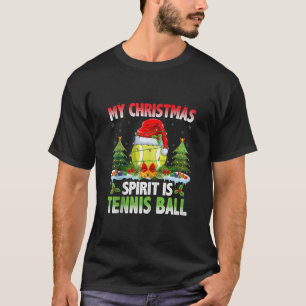 Camiseta Tênis Ball Vestindo o Espírito de Natal do Papai N