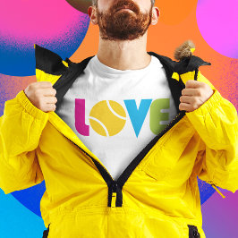 Camiseta Tênis bonito AMOR - adulto