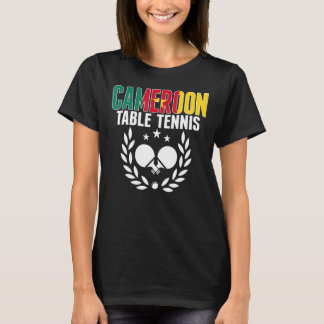 Camiseta Tênis Camarões Mesa Ping Pong Suppo