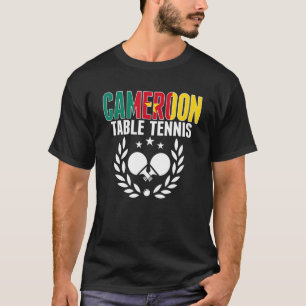 Camiseta Tênis Camarões Mesa Ping Pong Suppo