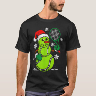 Camiseta Tênis Chapéu de Papai Noel Boneco de Neve Natal Tê