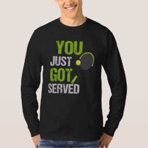 Camiseta Tênis Citação Que Acabou De Servir Aos Tênis Legal
