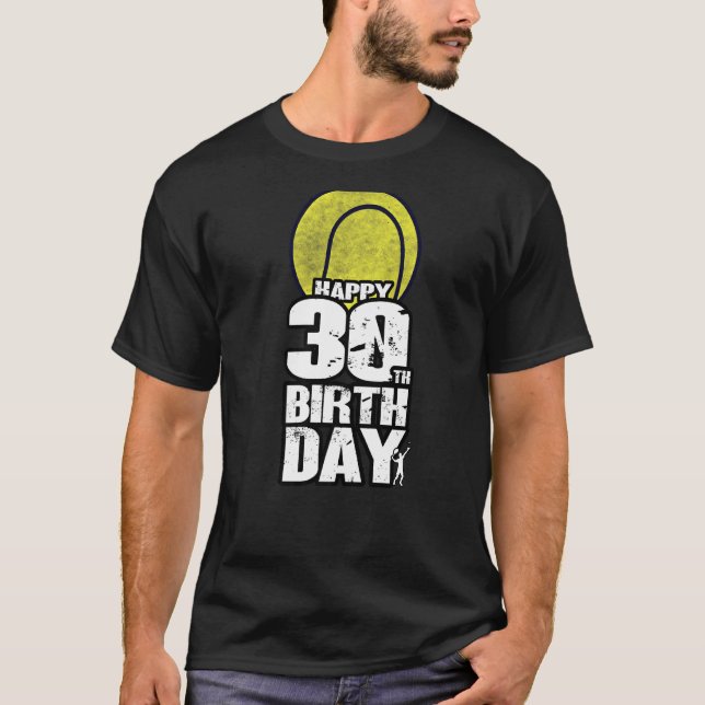 Camiseta tênis com 30 anos de idade (Frente)