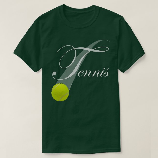 Camiseta Tênis Com Bola de Tênis (Frente do Design)