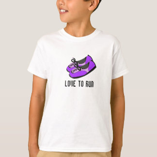 Camiseta Tênis Corredor Roxo com Frase