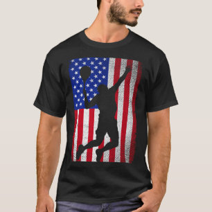 Camiseta Tênis da bandeira americana dos EUA para homens e 