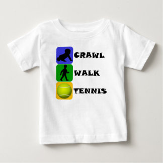 Camiseta Tênis da caminhada do rastejamento