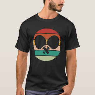 Camiseta Tênis da Mesa sunset retrô do pino