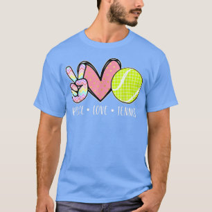 Camiseta Tênis de amor pela paz Design para mulheres adoles