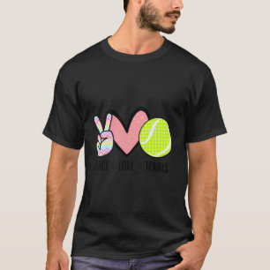 Camiseta Tênis De Design De Amor Pela Paz Para As Mulheres