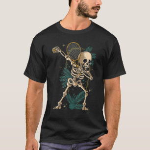 Camiseta Tênis de Esqueleto De tênis Dabbing Com Halloween