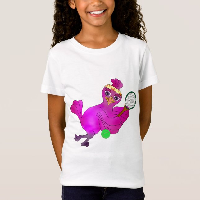 Camiseta Tênis de Lila pelos Feliz Juul Empresa (Frente)